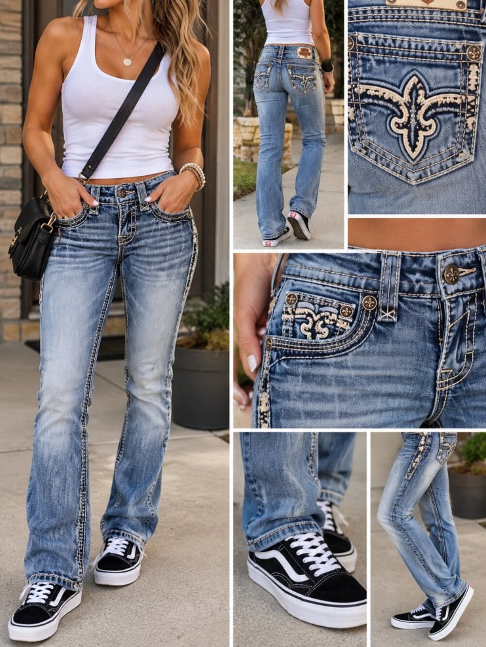 VINTAGE Rock Revival Y2K Jeans